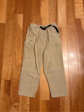 Converse Khaki Cargo Pants with Drawstring Waist